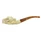 Small Antiqued Skull in Talons Meerschaum Pipe