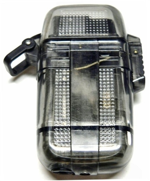 Transparent Butane Lighter - Clear Dark Transparent Butane Lighter - Clear Dark