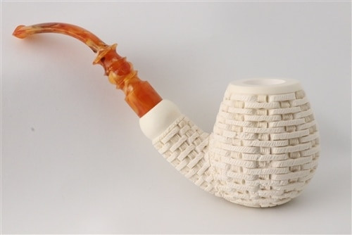 Special Giant Basket Meerschaum Pipe - 1740