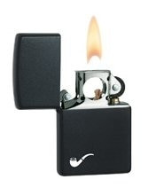 Black Matte Zippo Pipe Lighter Buy Meerschaum Pipe Accessories on