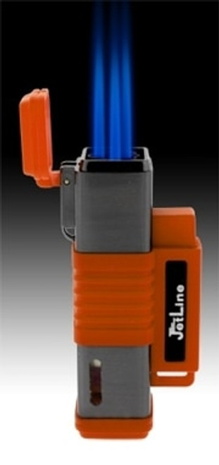 New York Triple Torch Cigar Lighter Orange - Buy Meerschaum Accessories on sale, Tobacco Pipe Accessories on