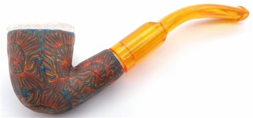 Starburst Fimo Meerschaum Pipe