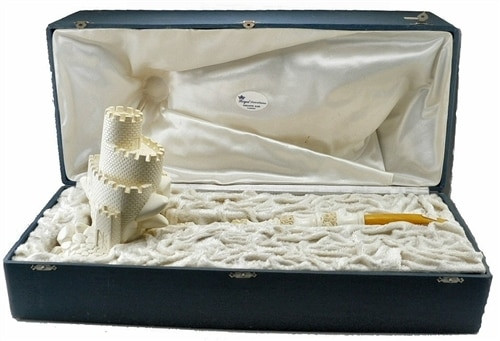 Original Large Saxophone Castle by Ismet Bekler Meerschaum Pipe - IK1114C Original Large Saxophone Castle by Ismet Bekler Meerschaum Pipe - IK1114C