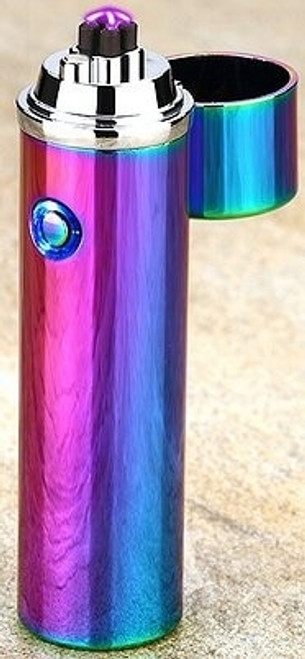 Lav et navn Alarmerende Kabelbane Dual Cross Arc Electric Lighter - Prismatic For Sale