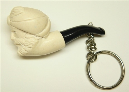 Sultan Key Chain Meerschaum Pipe
