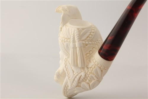 Special Hand Carved Sultan by Master Carver E.Cevher Meerschaum