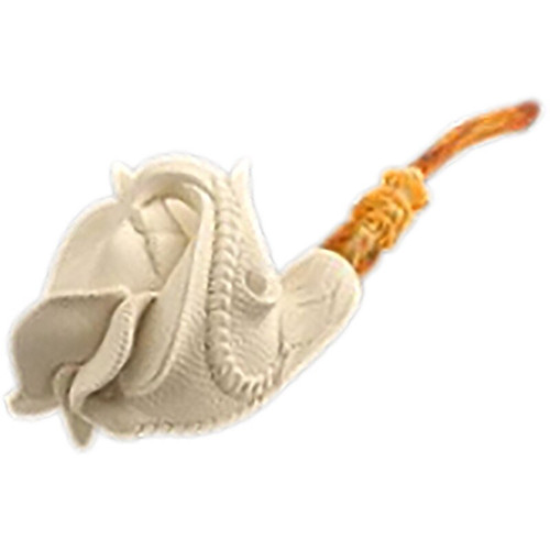 Special Rose in Claw by Master Carver I Baglan Meerschaum Pipe