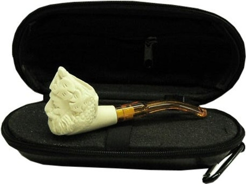 Mini Bacchus Meerschaum Pipe and Hard Case