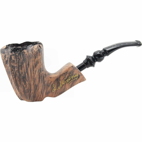 Erik Nording Signature Black Grain Freehand Briar Pipe