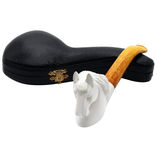 Horse Meerschaum Pipe - P118802 Horse Meerschaum Pipe - P118802