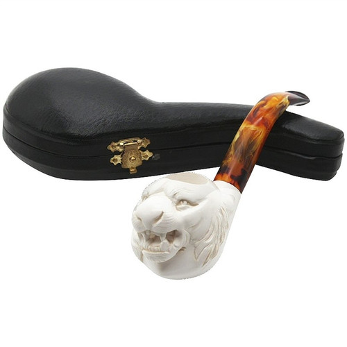 Growling Tiger Meerschaum Pipe