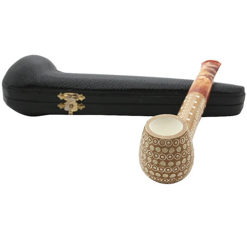 Colored 3D Lattice Meerschaum Pipe