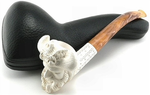 Laughing Viking Meerschaum Pipe