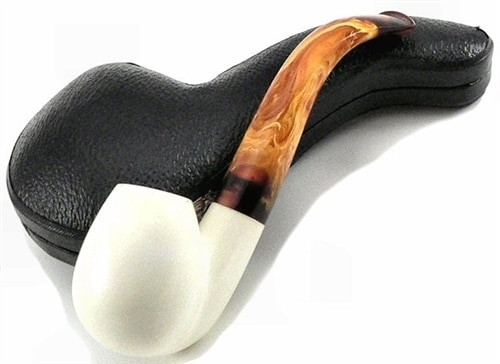 Smooth Oom Paul Style Meerschaum Pipe - P416050
