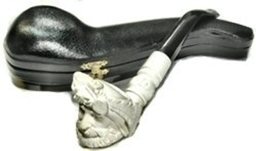Sultan Knurl Stem Meerschaum Pipe - P416931K Sultan Knurl Stem Meerschaum Pipe - P416931K