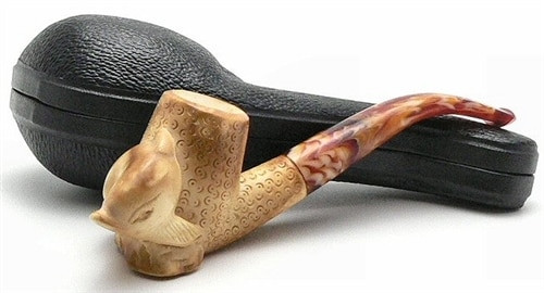 Colored Flipper the Dolphin Meerschaum Pipe - P714042
