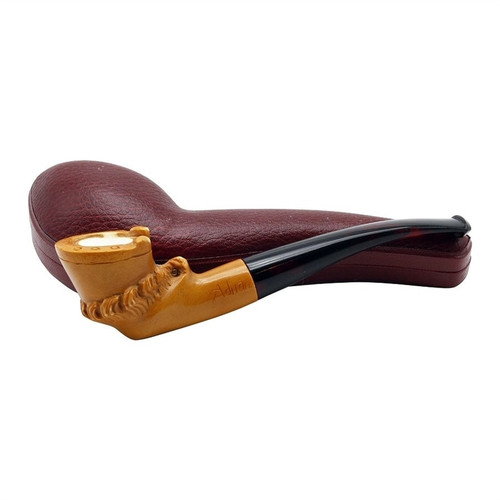 Deluxe Colored Signed Hoof Meerschaum Pipe