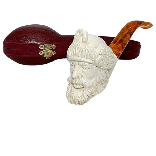 Beowulf with Eagle Meerschaum Pipe-P719667