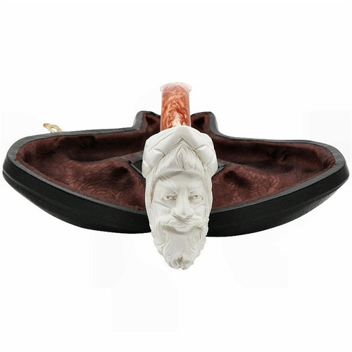 Zeus Pipe Hand Carved Zeus 100% Solid Block Meerschaum Pipe | People Meerschaum ...