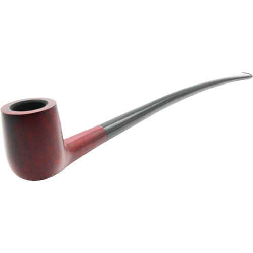 Royal Red Billiard Churchwarden Italian Briar Pipe