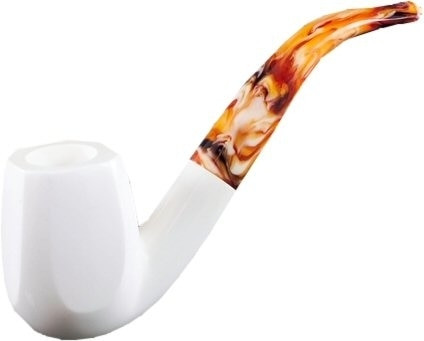 Deluxe Bent Panel Meerschaum Pipes - RM03116