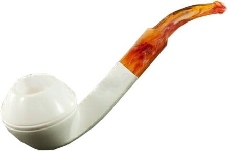Deluxe Bulldog Smooth Meerschaum Pipes - RM060117