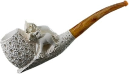 Deluxe Elephants - Meerschaum Pipe - RM070109