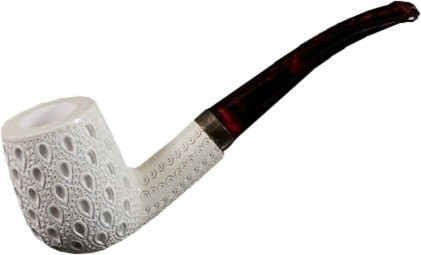 Deluxe Classic Lattice Meerschaum Pipe - RM340142