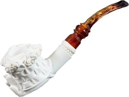 Deluxe Basket in Hand Meerschaum Pipes - RM390135