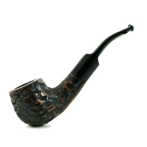 Brown Rustic Apple Briar Pipe - RMBG1000R-05
