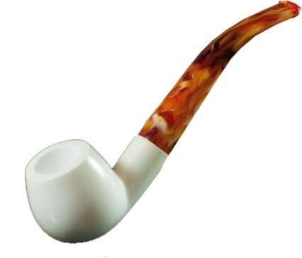 Medium Smooth Apple Meerschaum Pipe - RMM02006