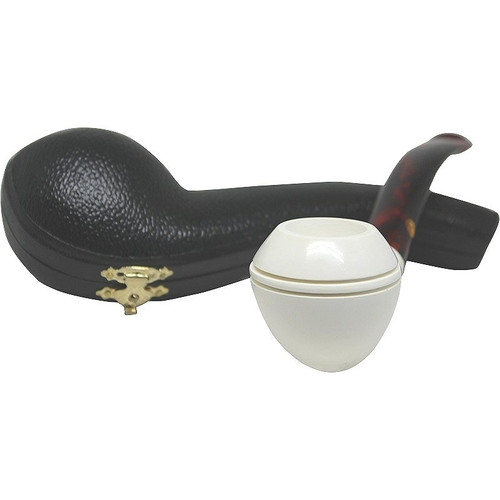Smooth Rhodesian Meerschaum Pipe