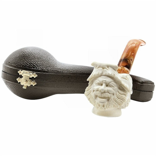 Signed R Karaca Bacchus Meerschaum Pipe