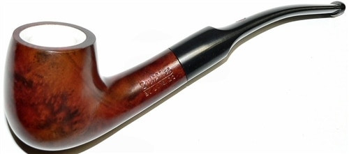 Meerschaum Lined Lorenzo Spitfire Arena Polished Bent Stem Briar