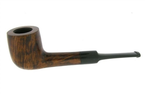 Tall Billiard Walnut Finish Briar Pipe - SEBW106