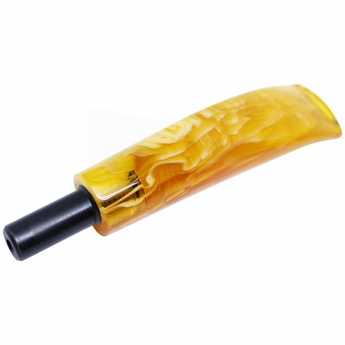 Translucent Amber Replacement Briar Pipe Stem - SFB103