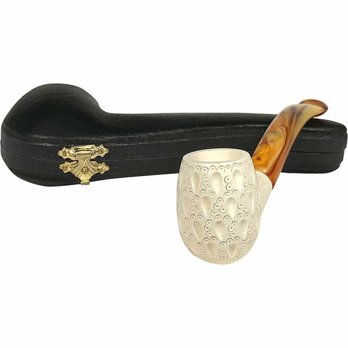 Teardrop Lattice Meerschaum Pipe Teardrop Lattice Meerschaum Pipe