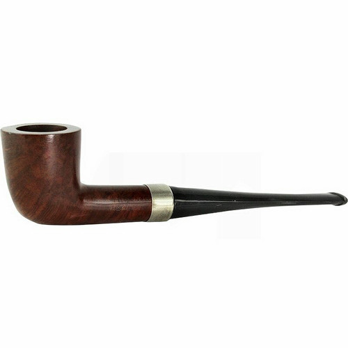 Dublin Small Hilton Silver Band Italian Briar Pipe Dublin Small Hilton Silver Band Italian Briar Pipe