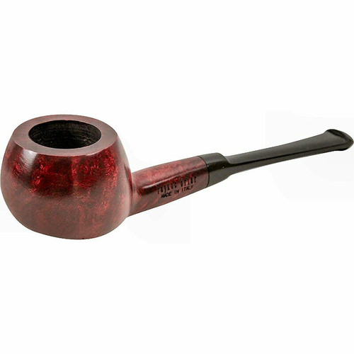 Apple Red Small Italian Briar Pipe Apple Red Small Italian Briar Pipe