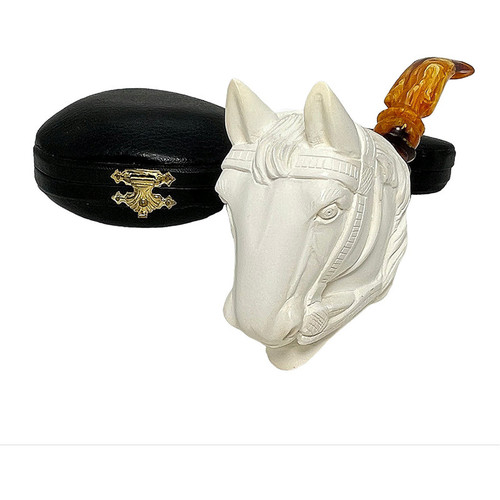 Special Horse in Bridle Meerschaum Pipe
