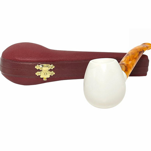 Smooth Brandy Style Pipe Bowl Meerschaum Pipe