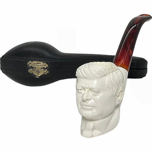 Special John F. Kennedy Signed Aydogu Meerschaum Pipe Special John F. Kennedy Signed Aydogu Meerschaum Pipe