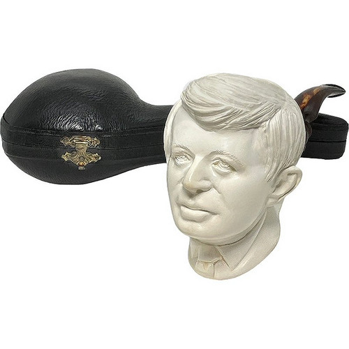 Special Robert F. Kennedy Signed Meerschaum Pipe