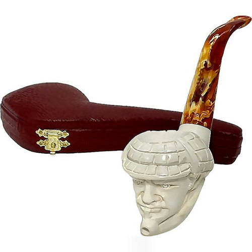 Deluxe Sherlock Holmes Oom Paul Style Meerschaum Pipe Deluxe Sherlock Holmes Oom Paul Style Meerschaum Pipe