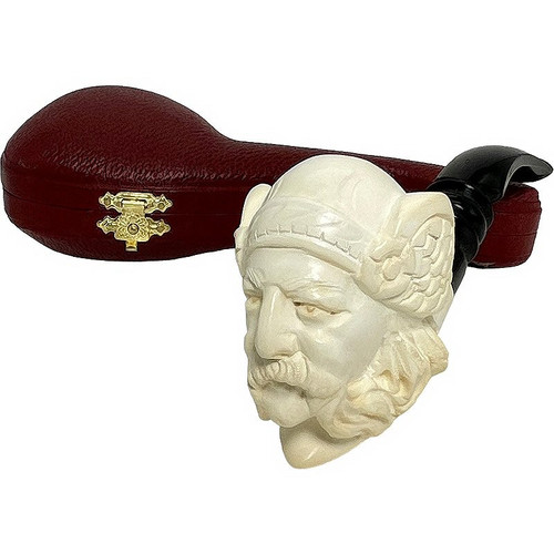 Beowulf Black Designer Stem Meerschaum Pipe Beowulf Black Designer Stem Meerschaum Pipe