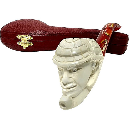 Sherlock Holmes Bent Stem Meerschaum Pipe Sherlock Holmes Bent Stem Meerschaum Pipe