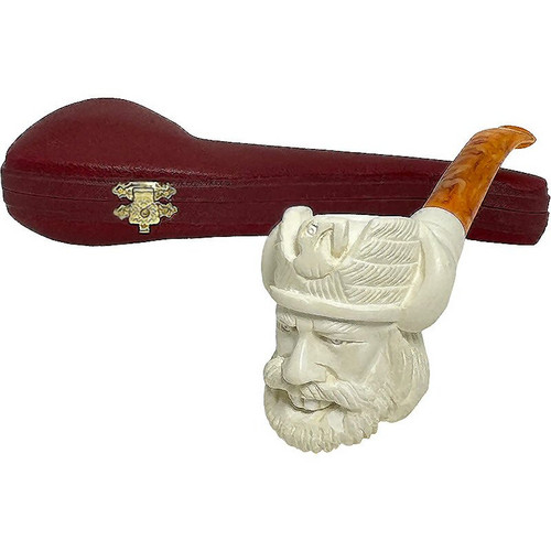 Smiling Viking Knurl Meerschaum Pipe Smiling Viking Knurl Meerschaum Pipe