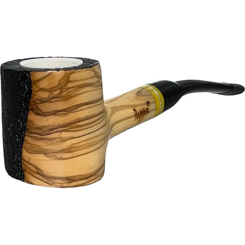 Meerschaum Lined 9mm Poker Olive Wood Pipe Meerschaum Lined 9mm Poker Olive Wood Pipe
