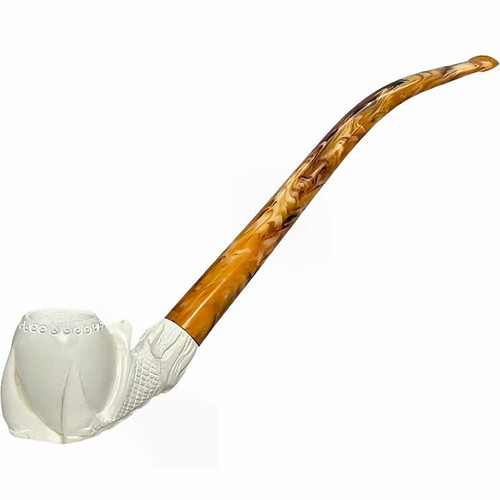Claw Lattice Rim Churchwarden Meerschaum Pipe Claw Lattice Rim Churchwarden Meerschaum Pipe