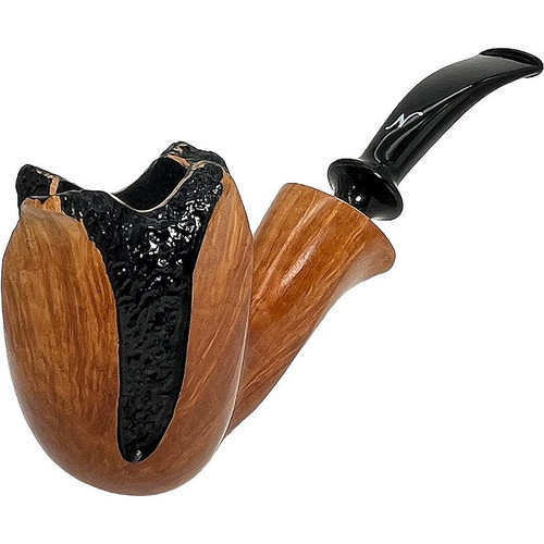 Nording Spiral Sitter Natural Rustic Briar Pipe
